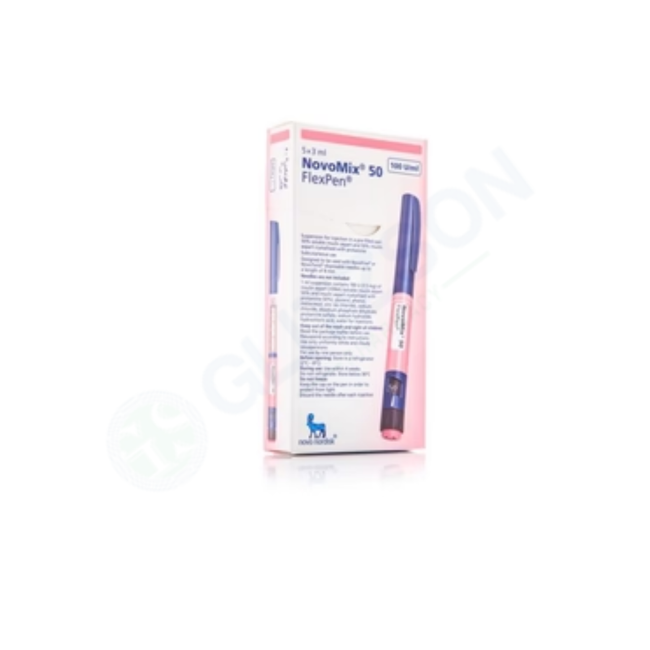 Novomix 50 Prefilled Pen 100IU/ml (1 Box = 5 Prefilled Pen) Hover Image