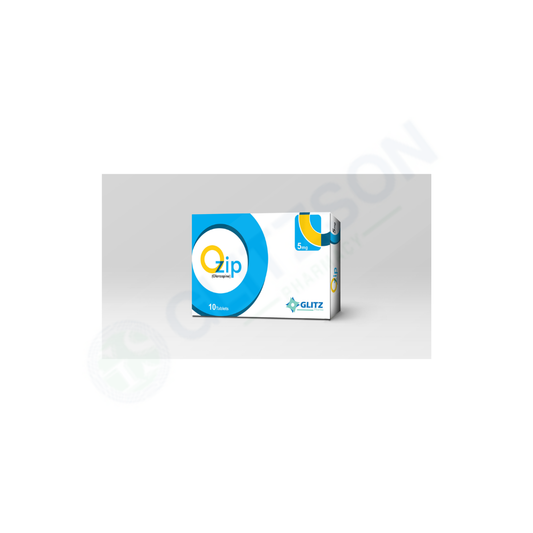 OZIP 5MG TABLET(1 BOX=1 STRIP)(1 STRIP= 10 TABLETS)