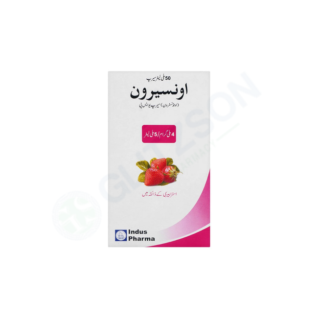 Onseron 50ml Syrup 4mg/5ml Hover Image