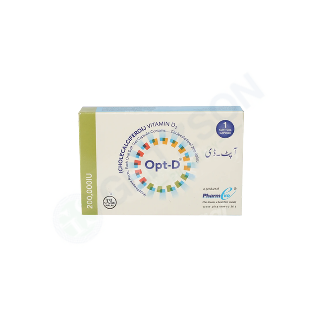 Opt-D Capsules 200,000IU (1 Box = 1 Capsule) Hover Image