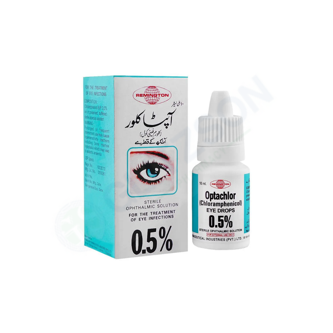 Optachlor Eye Drops 0.5% 10ml Hover Image