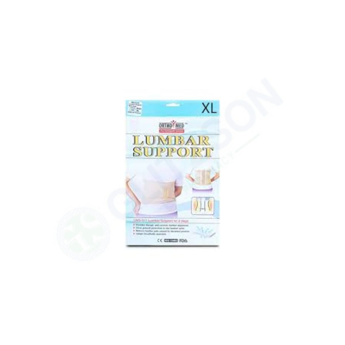 Ortho Med Lumbar Support size Extra Large