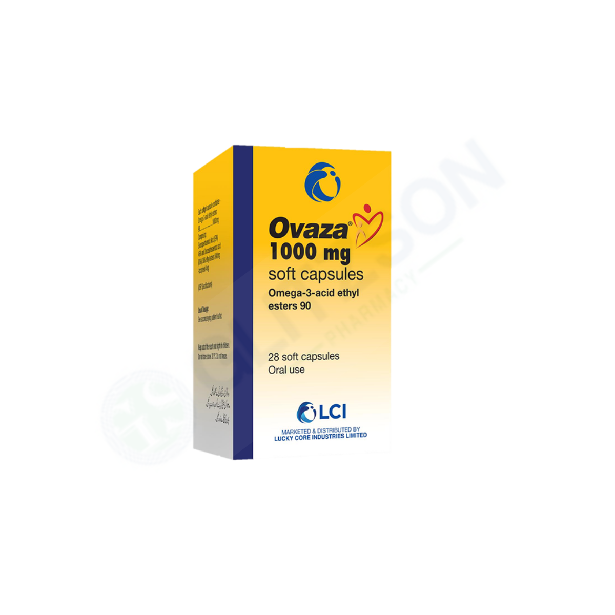 Ovaza Soft Gel Capsule 1000mg (1 Bottle = 28 Softgel Capsules)