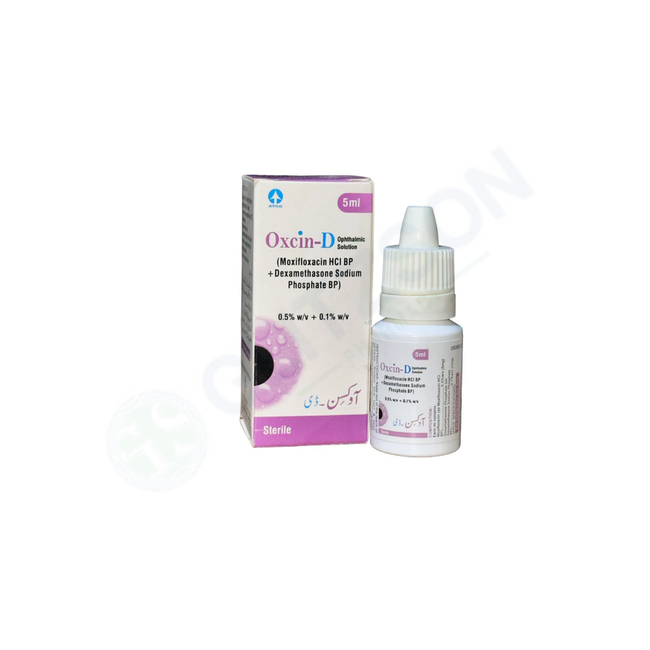 Oxcin D Eye Drops 5ml Hover Image