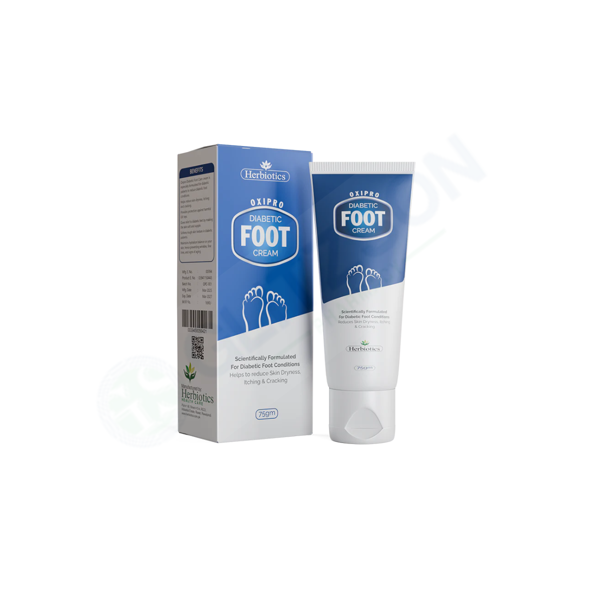 Herbiotics Oxipro Diabetic Foot Cream 75gm