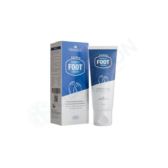 Herbiotics Oxipro Diabetic Foot Cream 75gm Hover Image