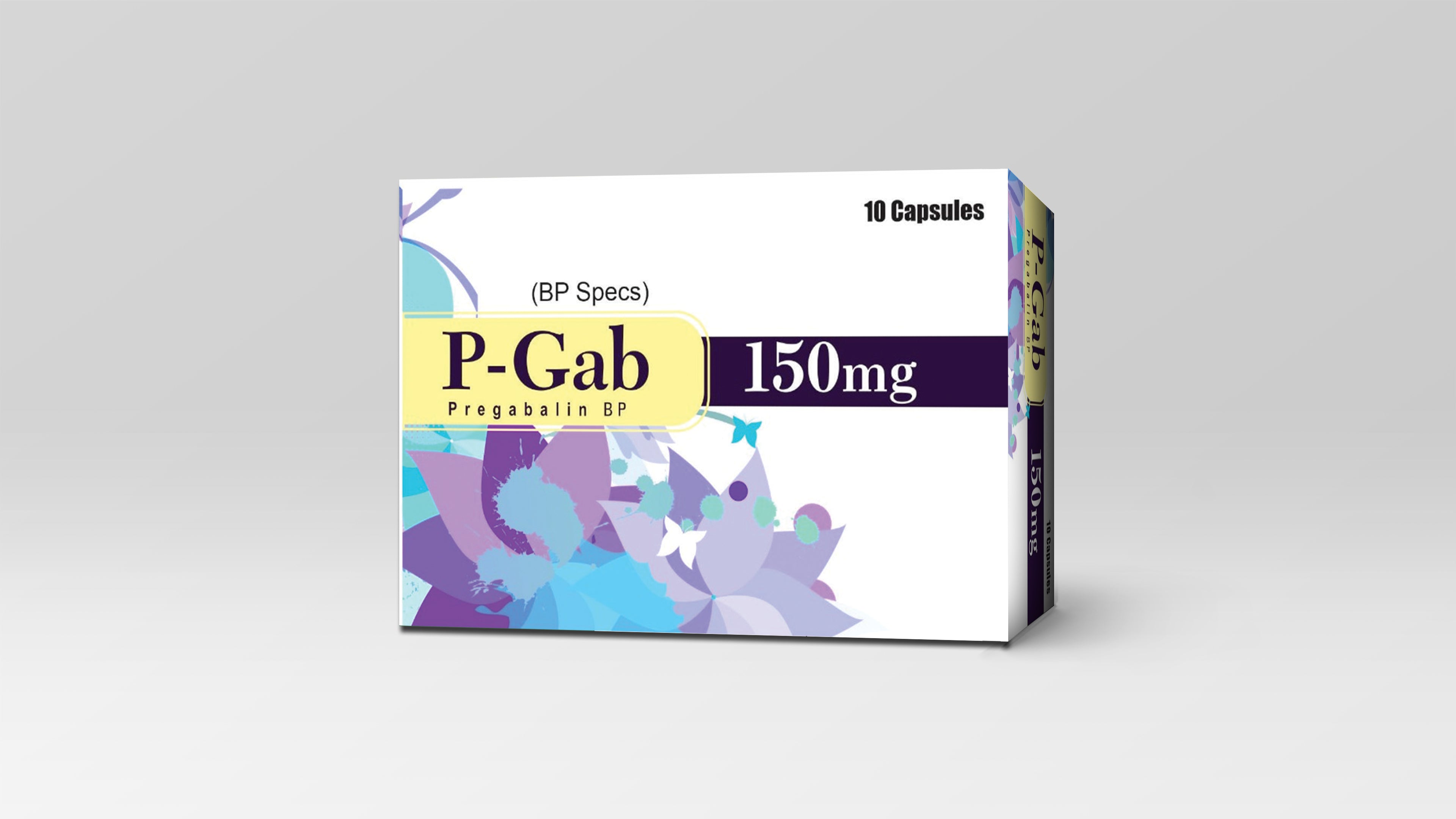 P GAB 150MG CAPSULE(1 BOX=1 STRIP)(1 STRIP=10 CAPSULES)