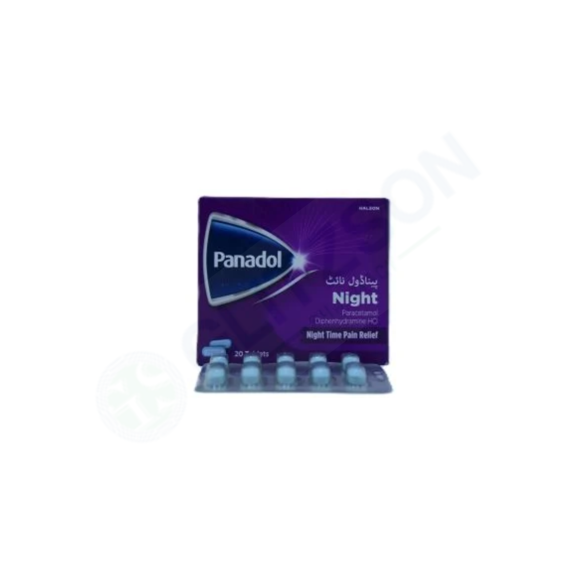 Panadol Night Tablets 500mg+25mg (1 Strip = 10 Tablets)