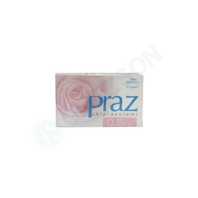 PRAZ TABLET 0.5MG (1BOX= 3 SRRIPS) Hover Image
