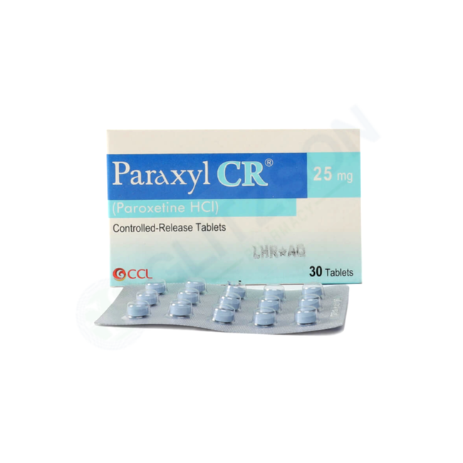 Paraxyl CR Tablets 25mg (1 Box = 2 Strips) (1 Strip = 15 Tablets) Hover Image