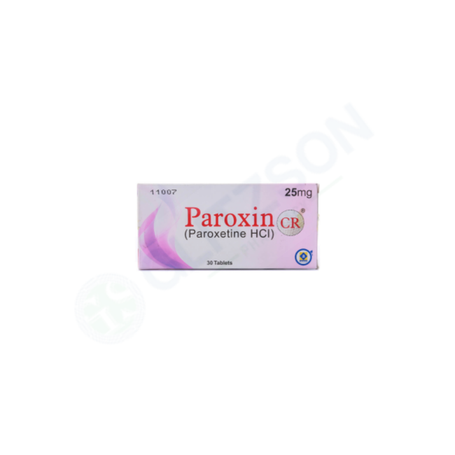 Paroxin Cr Tablets 25mg (1 Strip = 10 Tablets) Hover Image