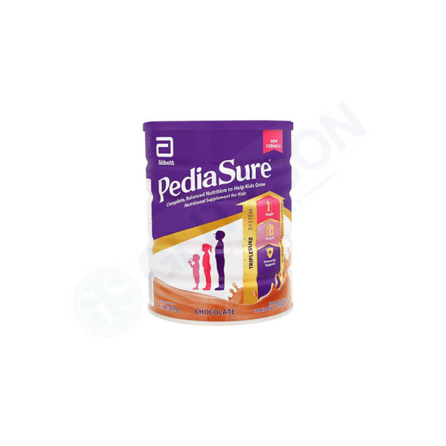 Pediasure Triplesure Chocolate Milk Powder 850g Hover Image