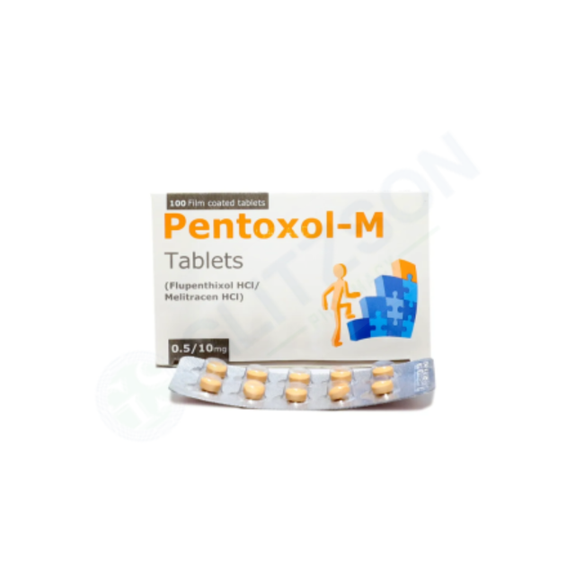Pentoxol-M Tablets 0.5mg/10mg (1 BOX = 100 Tablets) Hover Image