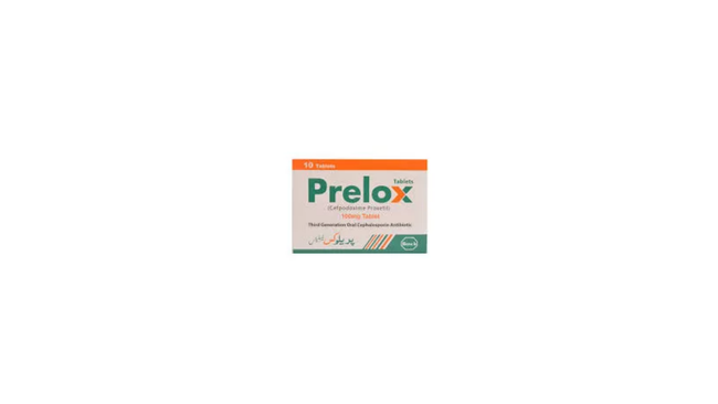 Prelox Tablets 100mg (1 Box = 1 Strip)(1 Strip = 10 Tablets) Hover Image