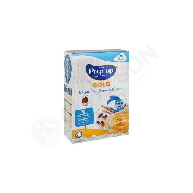 Prep-Up Baby Cereal Gold with Wheat, Milk, Banana & Dates 175g Hover Image