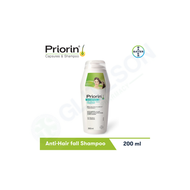 Priorin Herbal extracts Anti Hair Fall Shampoo 200ml Hover Image