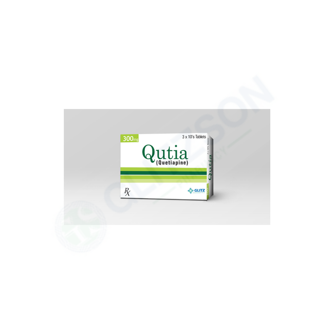 QUTIA 300MG TABLET(1 BOX=1 STRIP)(1 STRIP=10 TABLETS) Hover Image