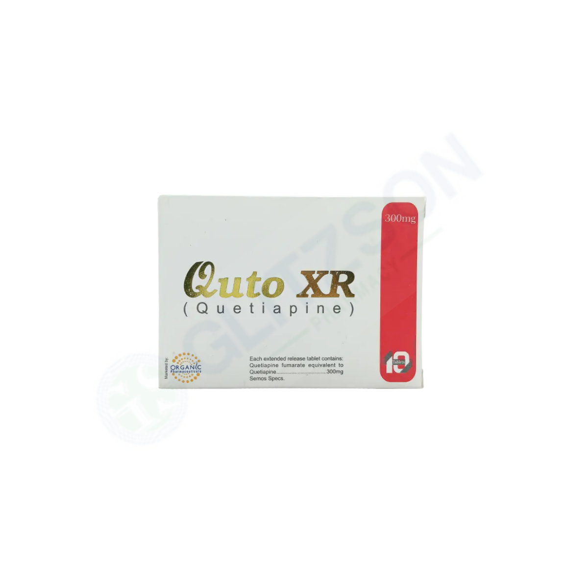 QUTO XR TABLET 300MG( 1 BOX =1 STRIP)