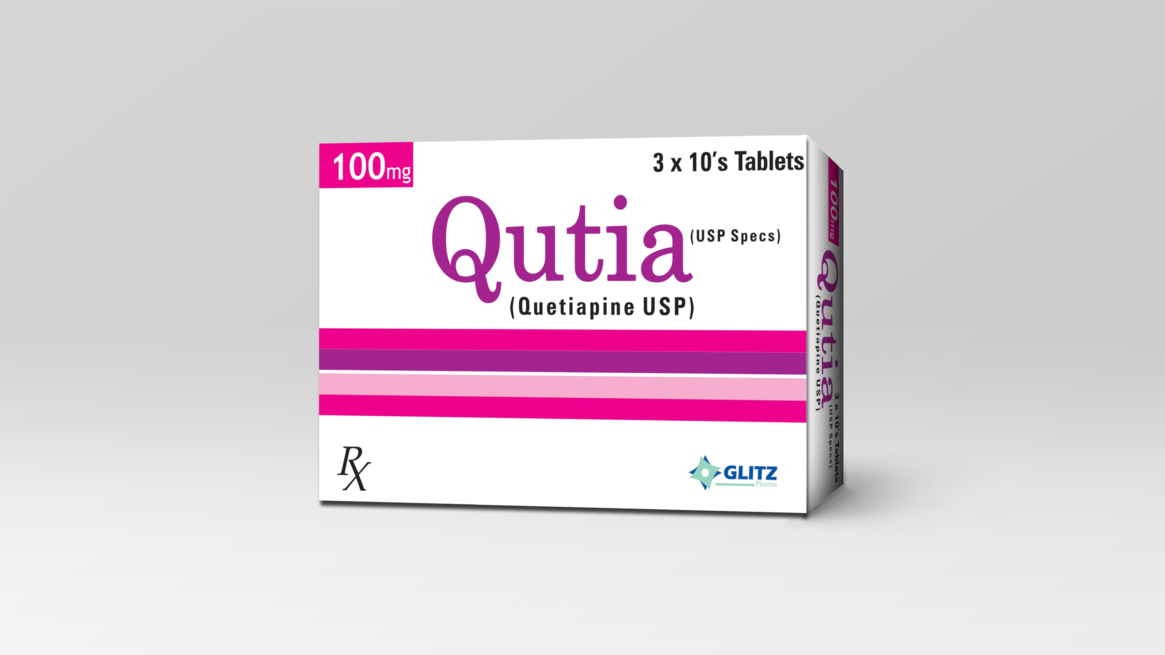 QUTIA 100MG TABLET(1 BOX=3 STRIPS)(1 STRIP=10 TABLETS)