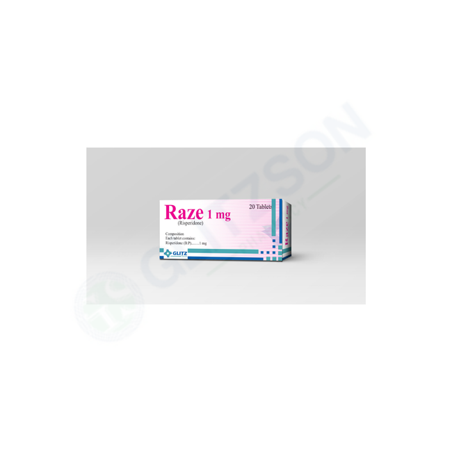 RAZE 1MG TABLET(1 BOX=2 STRIPS)(1 STRIP=10 TABLETS) Hover Image
