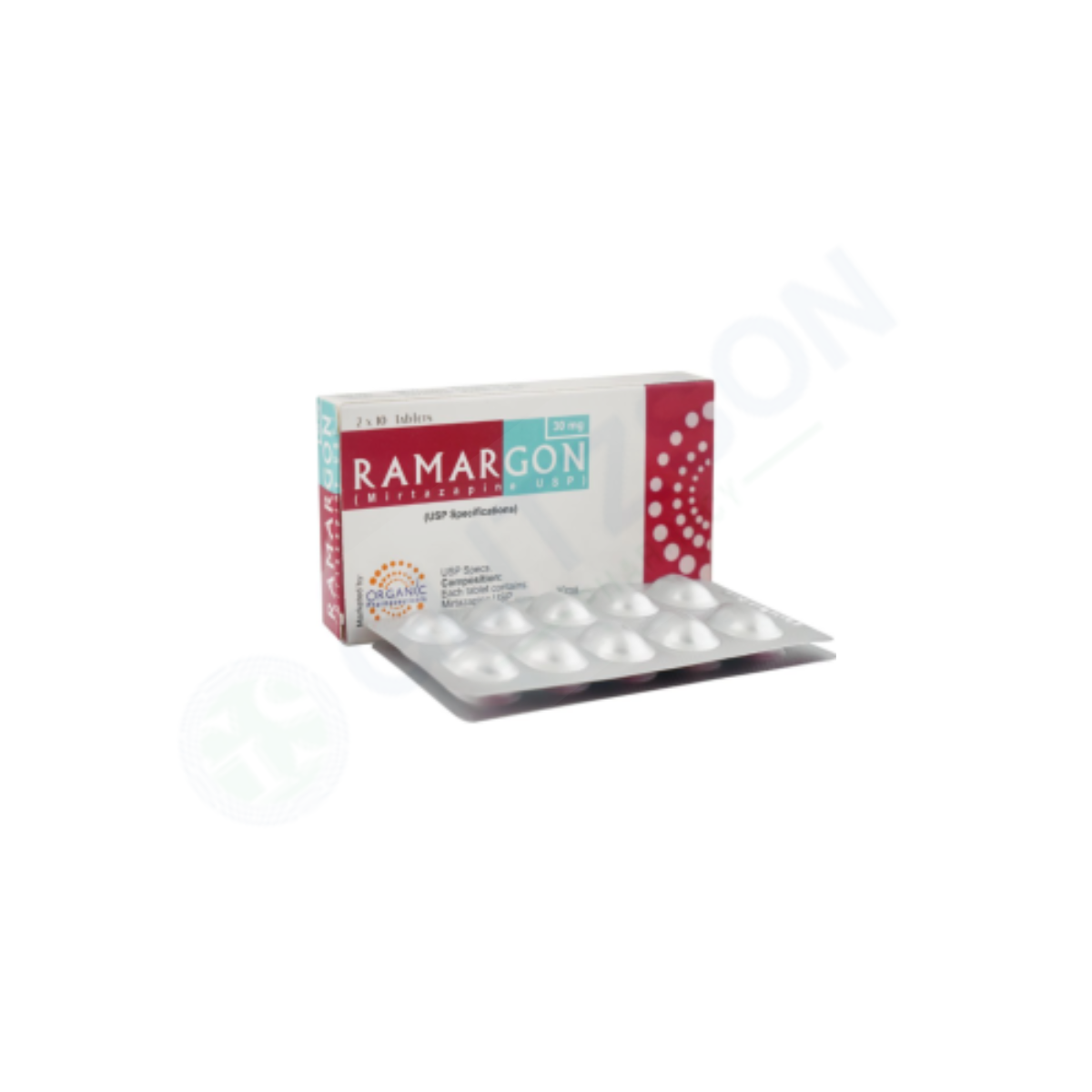 Ramargon Tablets 30mg (1 Box = 2 Strips) (1 Strip = 10 Tablets)