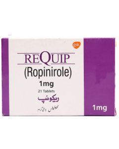 Requip Tablets 1mg (1 Strip = 7 Tablets)