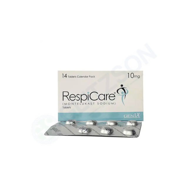 Respicare Tablets 10mg (1 Box = 2 Strips) (1 Strip = 7 Tablets) Hover Image