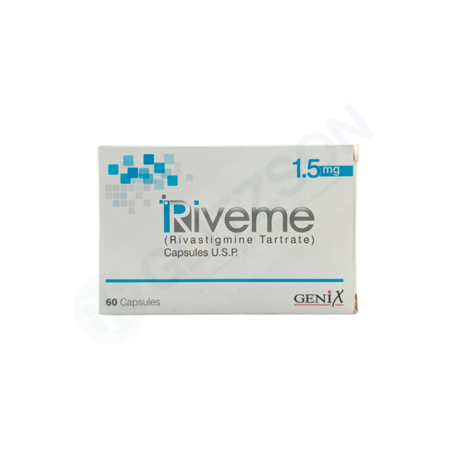 Riveme Capsules 1.5mg (1 Strip = 10 Capsules) Hover Image