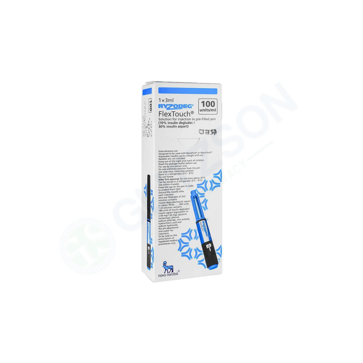 Ryzodeg Flextouch 100U/ml Pre-filled Pen 3ml