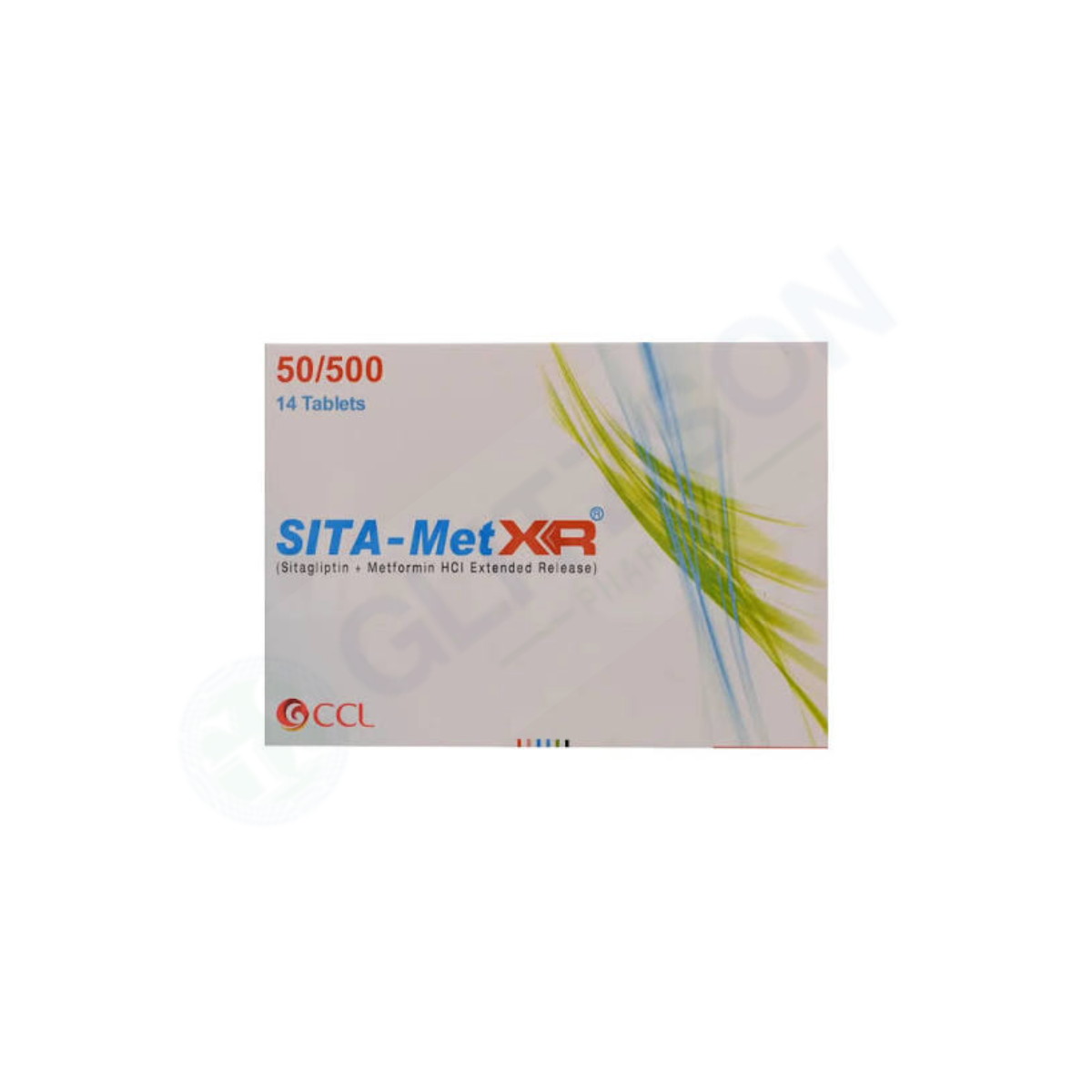 Sita-Met XR Tablets 50mg/500mg (1 Box = 2 Strips) (1 Strip = 7 Tablets)
