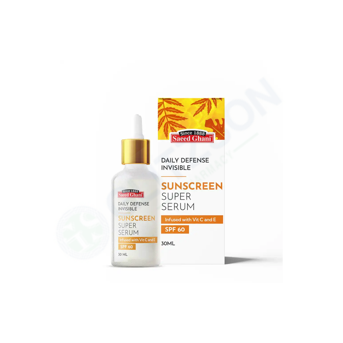 Saeed Ghani Daily Defense Invisible Sunscreen Super Serum SPF 60 30ml
