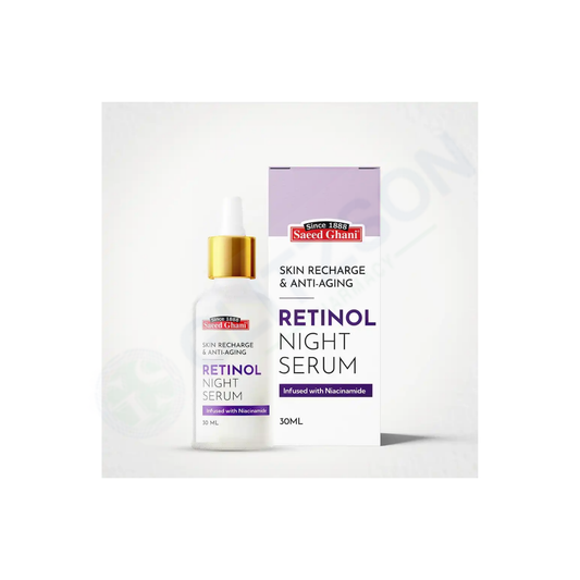 Saeed Ghani Retinol Skin Recharge & Anti-Aging Night Serum 30ml
