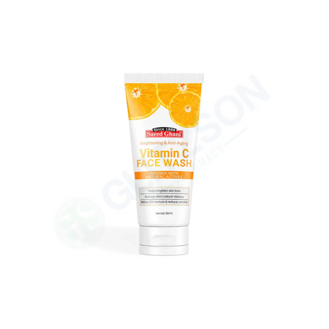 Saeed Ghani Vitamin C Brightening & Anti Aging Face Wash 50ml Hover Image