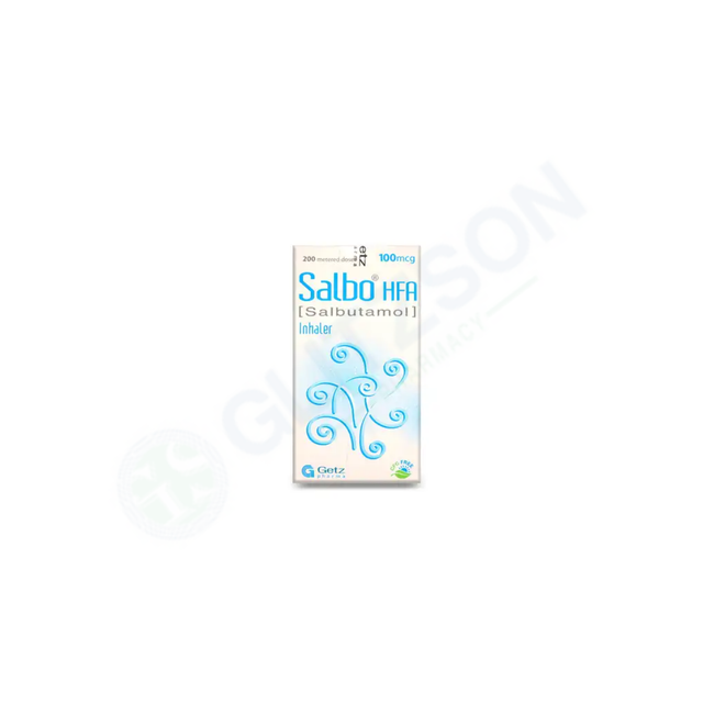 Salbo HFA Inhaler 100mcg Hover Image