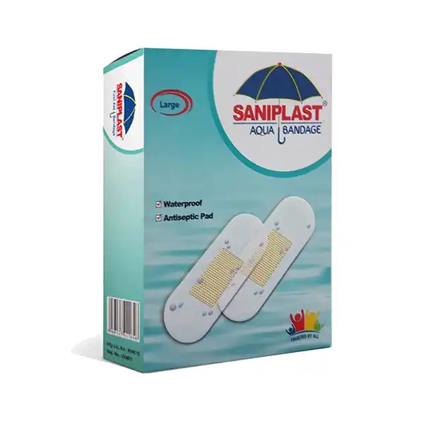 Saniplast Aqua Waterproof Bandage Large (Box = 20 Strips) Hover Image