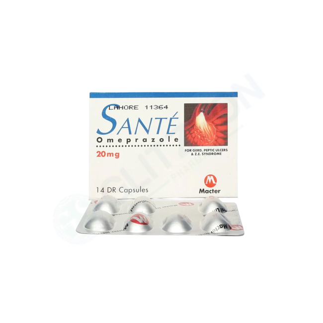 Sante Capsules 20mg (1 Strip = 7 Capsules) Hover Image