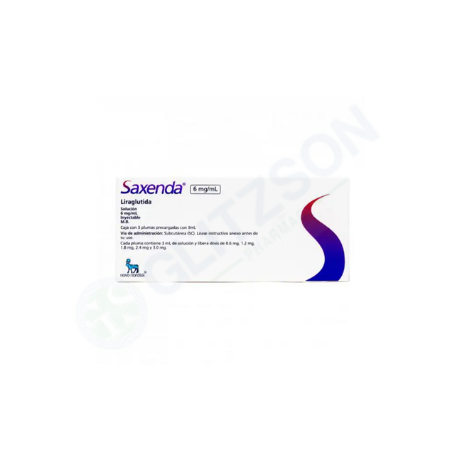 Saxenda 3ml Prefilled Pen 6mg/ml (1 Box = 1 Prefilled Pen) Hover Image