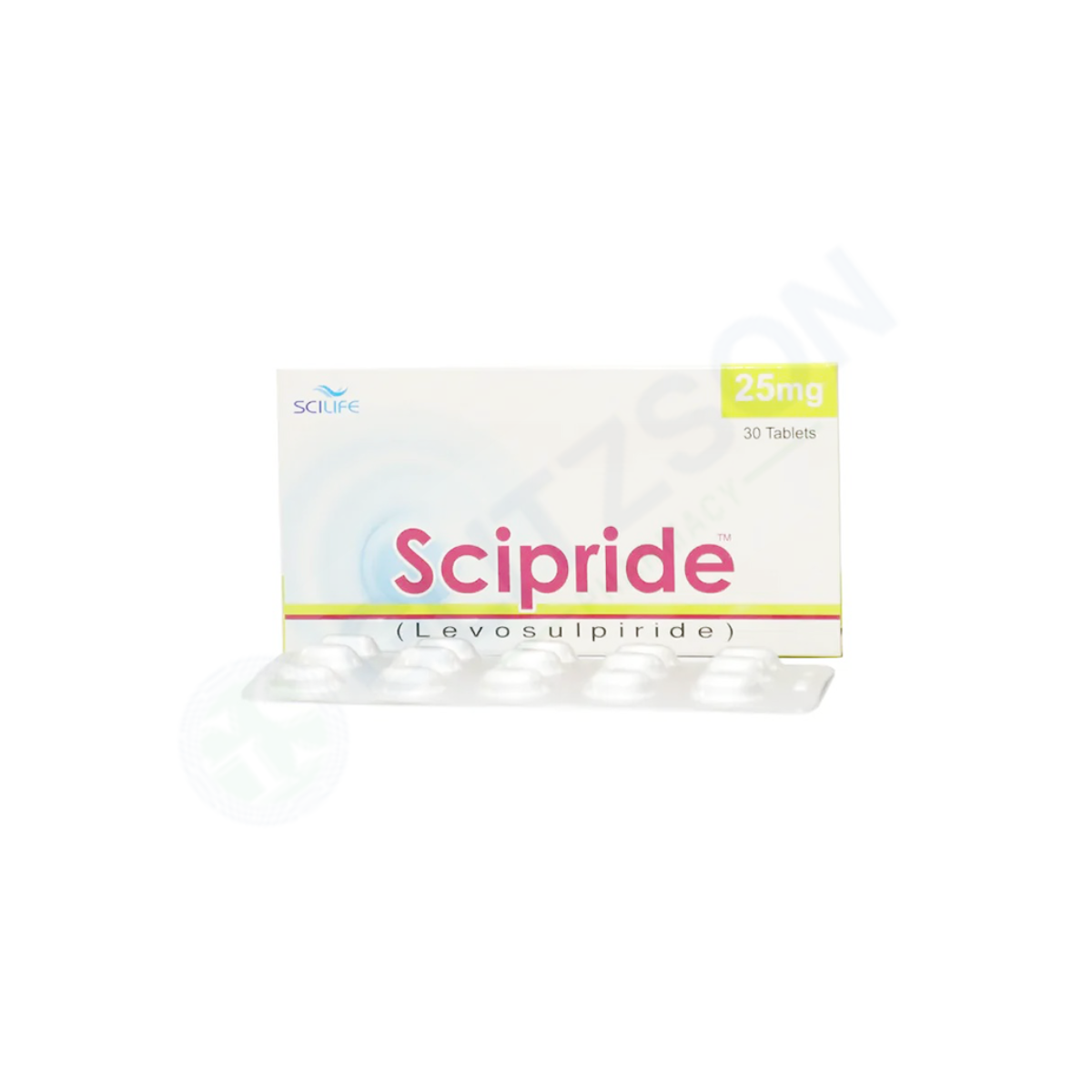 Scipride Tablets 25mg (1 Box = 3 Strips) (1 Strip = 10 Tablets)