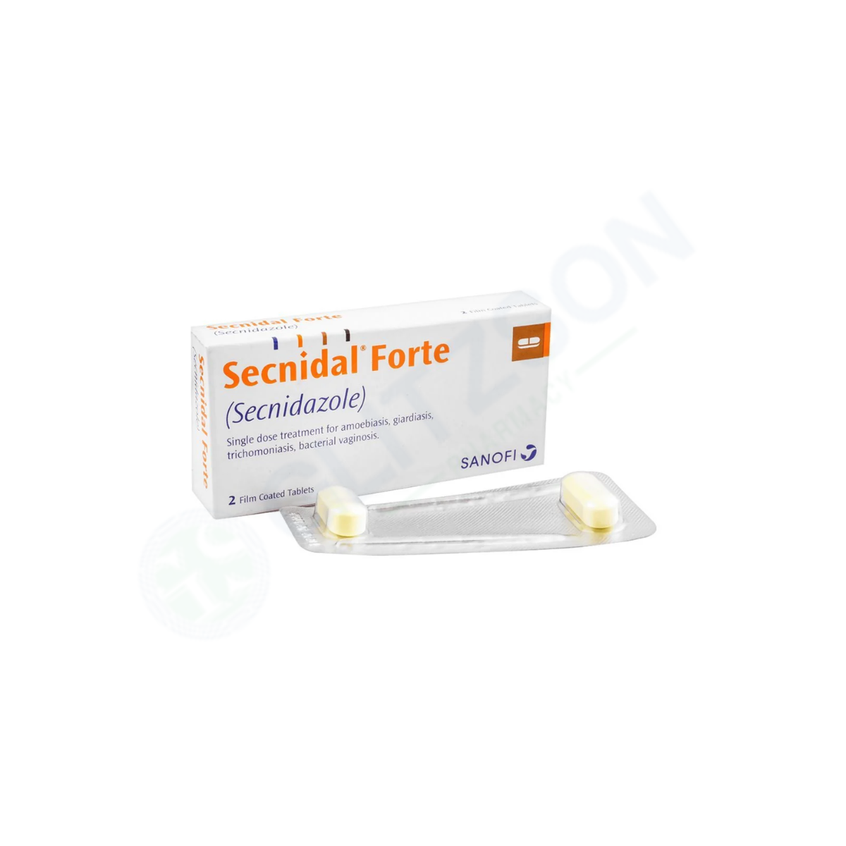 Secnidal Forte Tablets 1g (1 Box = 1 Strip)(1 Strip = 2 Tablets)
