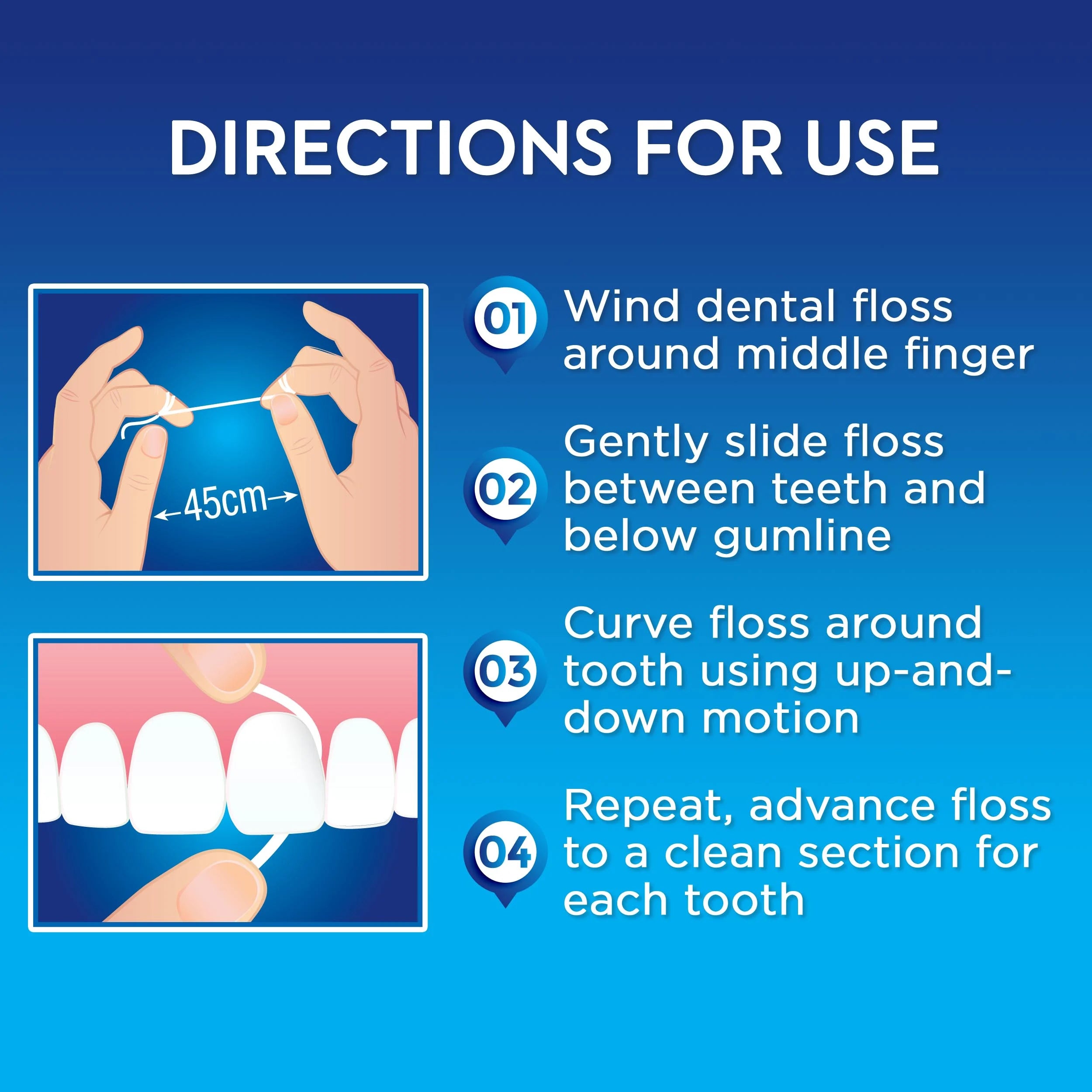 Oral-B Essential Unwaxed Dental Floss 50m