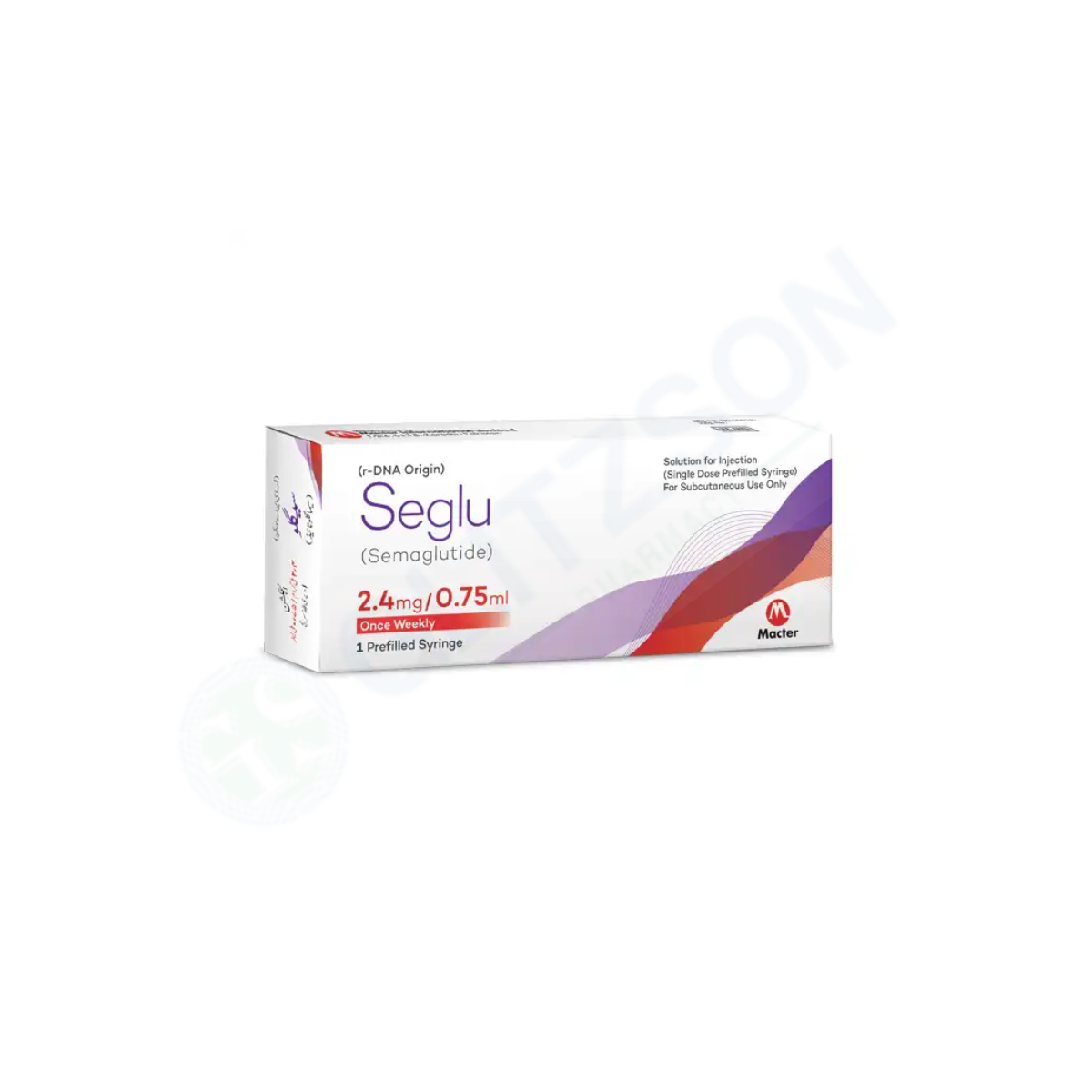 Seglu Injection 2.4mg/0.75ml (1 Box = 1 Prefilled Syringe)