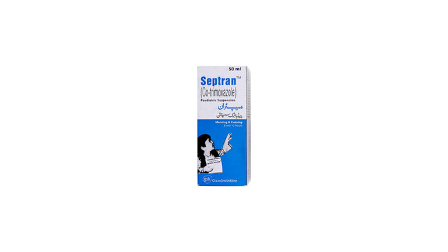 Septran 50ml Paediatric Suspension 40mg/200mg Hover Image