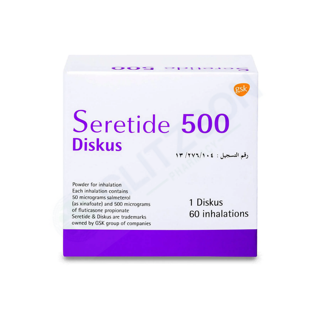 Seretide Diskus Inhaler 50/500mcg Hover Image