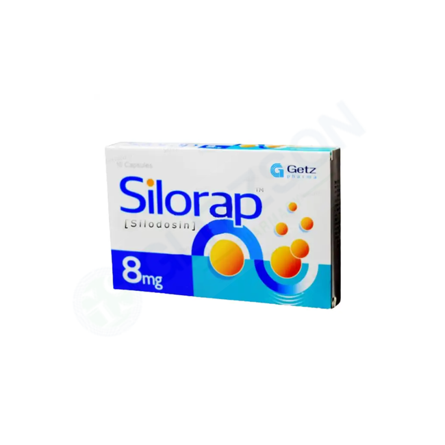 Silorap Capsules 8mg (1 Strip = 10 Capsules) Hover Image
