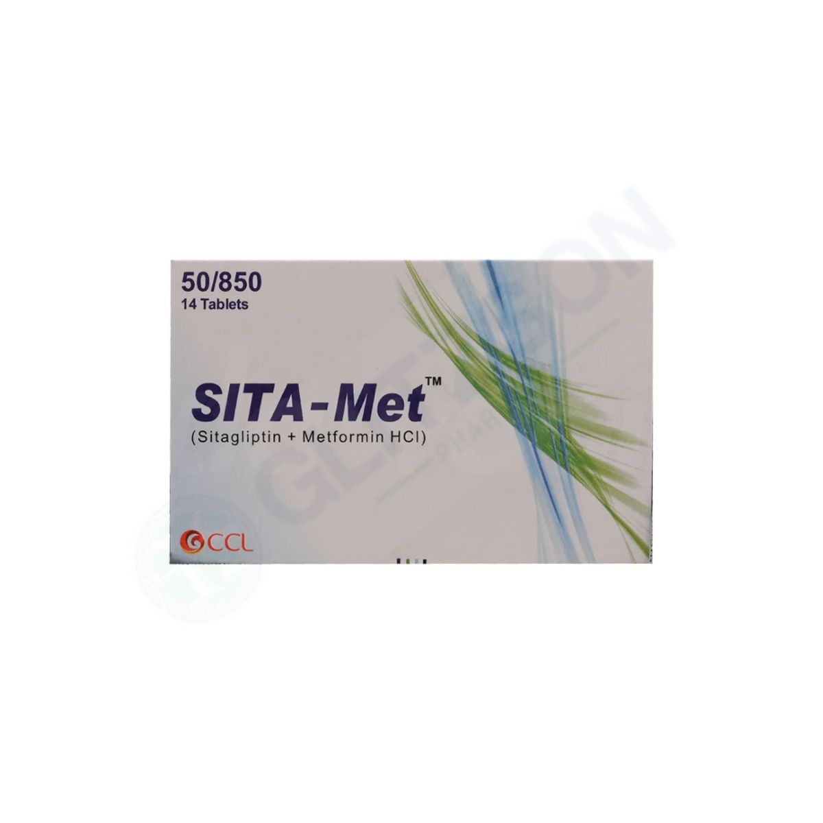 Sita Met Tablets 50/850mg (1 Box = 2 Strips) (1 Strip = 7 Tablets)
