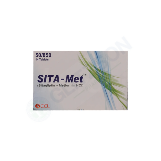 Sita Met Tablets 50/850mg (1 Box = 2 Strips) (1 Strip = 7 Tablets)