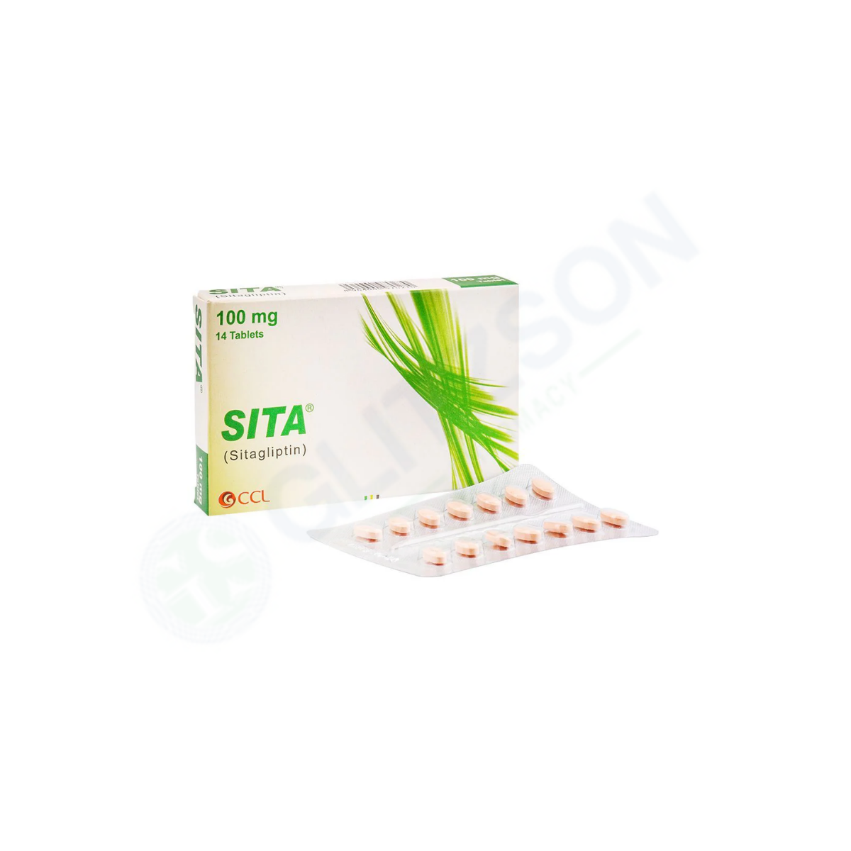 Sita Tablets 100mg (1 Box = 1 Strip)(1 Strip = 14 Tablets)