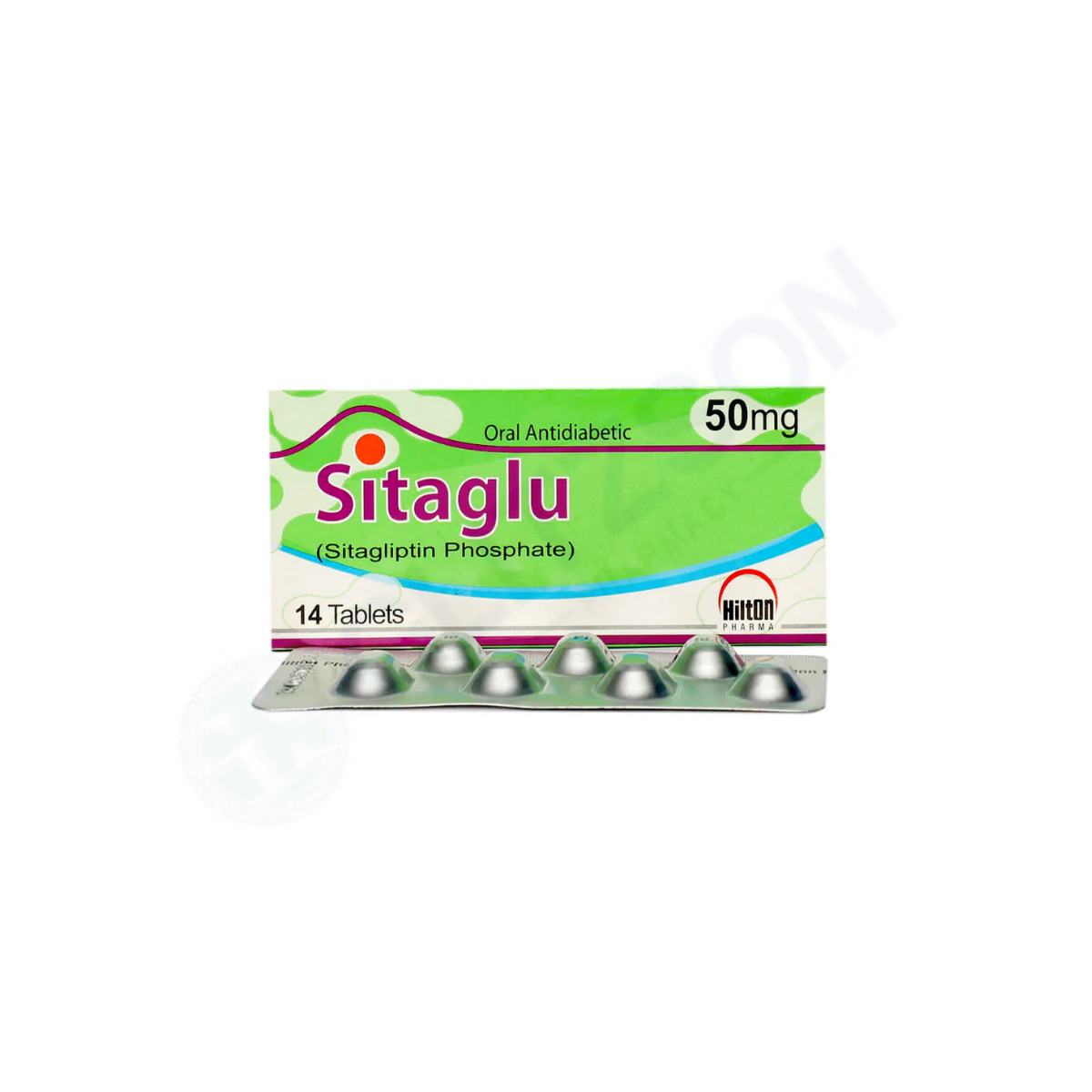 Sitaglu Tablets 50mg (1 Box = 2 Strips) (1 Strip = 14 Tablets)