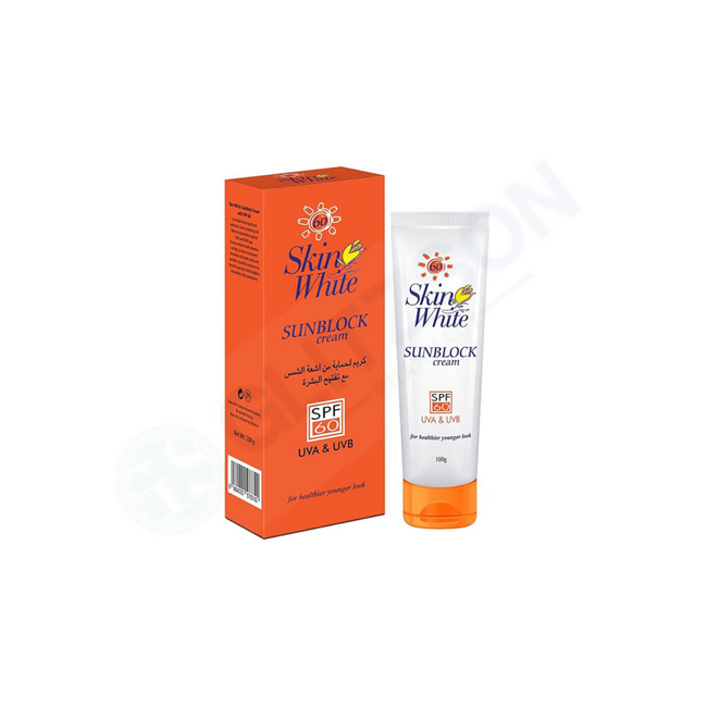 Skin white Sunblock Cream SPF 60 Hover Image