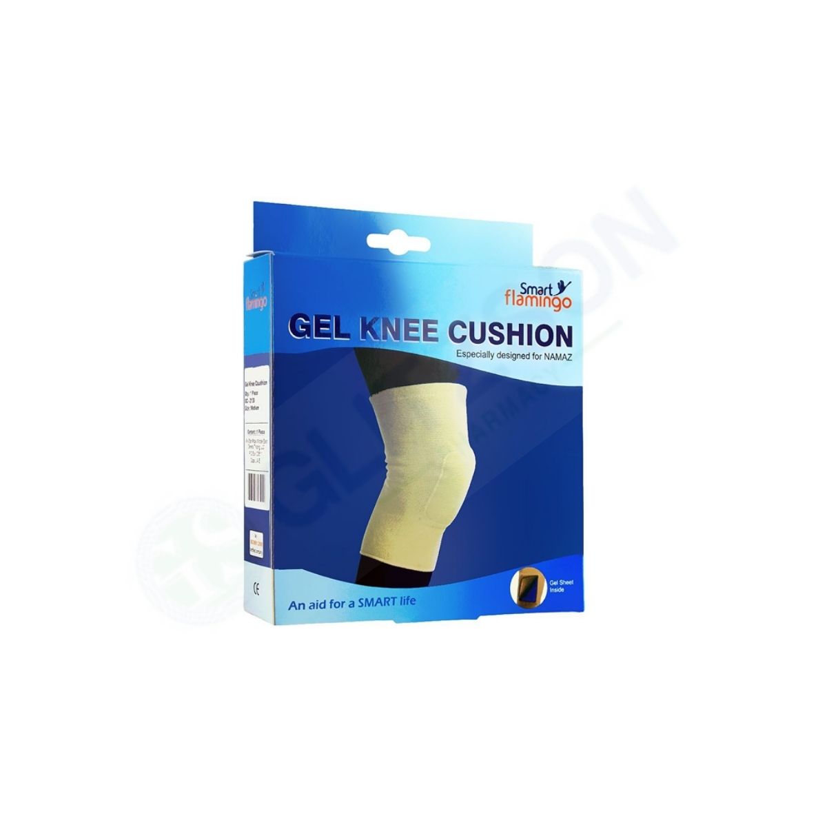 Smart Flamingo Gel Knee Cushion size Medium